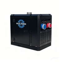 Générateur diesel super silencieux et compact 5KW 6KW 7KW 8KW ATS AVR Démarrage à distance Vente directe usine Alimentation de secours domestique et extérieure