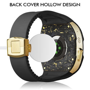 Caja modificada de oro negro de fibra de carbono para <span class=keywords><strong>reloj</strong></span> de 49MM con varios colores con opción de correa de caucho fluorado Caja de <span class=keywords><strong>reloj</strong></span> - Product Image 4