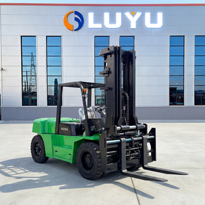 รถยกดีเซลสำหรับงานหนัก LUYU 5 ตัน <span class=keywords><strong>6</strong></span> ตัน 7 ตัน 10 ตัน QUANCHAI 4J1-115C32 เกียร์อัตโนมัติ ยกสูง 8 เมตร ประหยัดน้ำมัน - Product Image 1