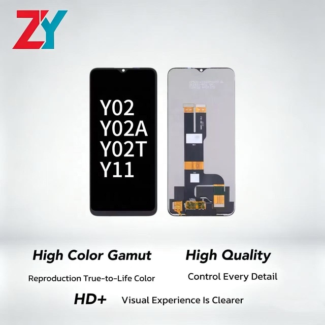 For VIVO Y02/Y02A/Y02T/Y11 In-cell LCD Touch Display Screen High Brightness for Mobile Phone Repair Replacement 1 Year Warranty
