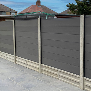 Composite <strong>Fencing</strong> Panel for <strong>Concrete</strong> <strong>Post</strong> - Product Image 1