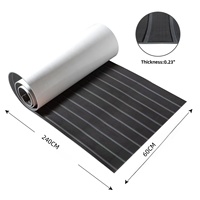 Revêtement de pont marin haut de gamme en mousse EVA, revêtement de sol pour yacht, résistant aux UV, auto-adhésif, en teck synthétique avec rainures en diamant pour bateau