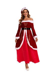 Costume <span class=keywords><strong>da</strong></span> Babbo <span class=keywords><strong>Natale</strong></span> Unisex per Adulti, Outfit per Cosplay Rosso e Bianco, Set per Feste Natalizie e Spettacoli - Product Image 6