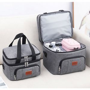 Customized Stylish <b>Lunch</b> Cooler <b>Bag</b> Thermal Insulation Picnic <b>Bags</b> <b>Tote</b> Cooler Kids School Lunchbox - Product Image 2