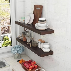 <span class=keywords><strong>Étagères</strong></span> Murales Flottantes en Bois de Haute Qualité <span class=keywords><strong>pour</strong></span> <span class=keywords><strong>Livres</strong></span>, Chambre à Coucher et Salon - Product Image 6