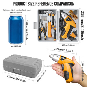 Lithium Ion Screwdriver 4V Multi Head Portable Home <b>Diy</b> Repair Tool <b>Kit</b> - Product Image 5