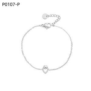 สร้อยข้อมือแฟชั่นประดับเซอร์โคเนีย P0107 สำหรับผู้หญิง เครื่องประดับคุณภาพสูง - Product Image 1