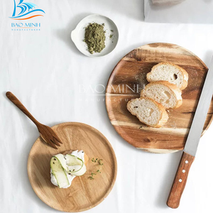 ราคาทั้งหมด! เป็นมิตรกับสิ่งแวดล้อมรอบถาดเสิร์ฟไม้,ไม้ให้บริการผู้ผลิตแผ่น - Product Image 3