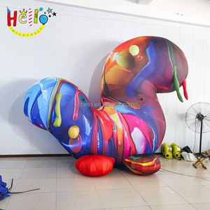 Couleur LED éclairage <span class=keywords><strong>alice</strong></span> au <span class=keywords><strong>pays</strong></span> <span class=keywords><strong>des</strong></span> <span class=keywords><strong>merveilles</strong></span> thème événement scène chenille gonflable - Product Image 3