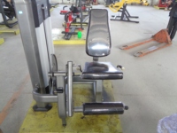 Machine de musculation des jambes réglable à charge par pignon pour extension des jambes, équipement de gym, MOQ 1