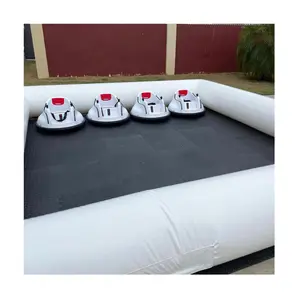 Coche de carreras inflable para niños, pista de parachoques personalizada para interiores y exteriores, de grado comercial