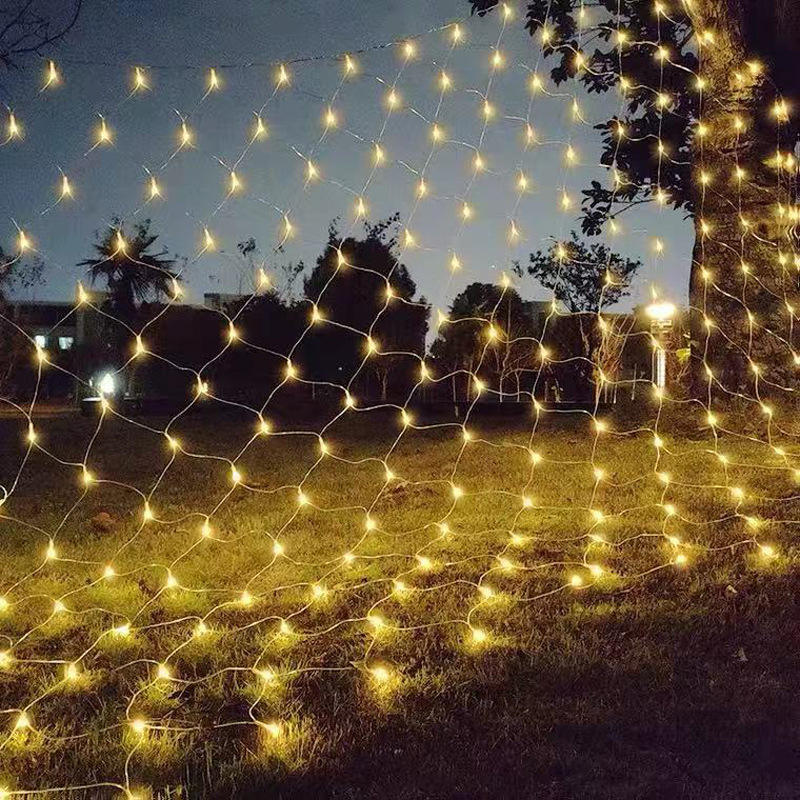 Multi-Size Connectable PVC LED Net Lights IP65 Waterproof Outdoor String Lights for Landscape Holiday Patio Garden