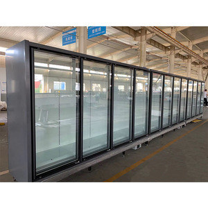 Vitrine Réfrigérée Verticale à Inverter 3 Portes 1000L pour Bœuf, Réfrigérateur Vertical avec Porte Vitrée, Équipement de Présentation de Glaces - Product Image 5