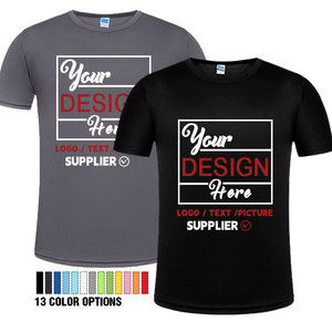 T-shirt Personalizzate ad Asciugatura Rapida Unisex per Eventi Aziendali, Abbigliamento da Lavoro, <span class=keywords><strong>Magliette</strong></span> Sportive con Collo Tondo e Logo per Uomo - Product Image 2