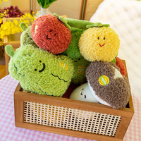 Nouvelles peluches créatives en forme de fraise, en coton PP doux, avec doublure en maille de coton biologique, fonction anti-stress, fruits