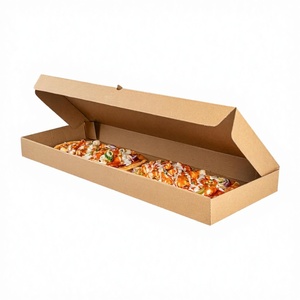 Cajas de Pizza de Cartón Corrugado con Relieve, Materiales Reciclados de Calidad Alimentaria, 16 Pulgadas, Forma Cuadrada Personalizable - Product Image 3