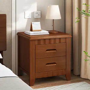 שולחן ליד מיטת עץ מלא מודרני מינימליסטי קטן בית חדר שינה ליד מיטת ארון פשוט מדף קובץ קבינט
