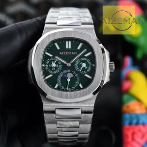 <span class=keywords><strong>Reloj</strong></span> Mecánico Automático de Lujo <span class=keywords><strong>Patek</strong></span> Serie 5740 para Hombre, Multifunción, Resistente al Agua, con Correa de Acero Inoxidable - Product Image 2