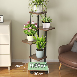 Étagère à fleurs en métal durable à 5 niveaux pour plusieurs plantes, porte-fleurs hauts d'angle, utilisation intérieure/extérieure, décoration pour la maison et le jardin - Product Image 2