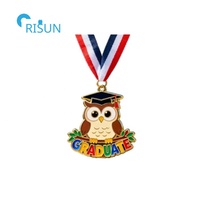Personnalisé préscolaire diplômé Graduation enfant enfants maternelle classe école médailles médaillon personnalisé maternelle médaille