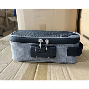 Custom Logo Premium Factory Odor Resistant <b>Storage</b> <b>Box</b> Smoking Accessories Carbon Lined Smelling Proof Bag With Combination Lock - Product Image 1