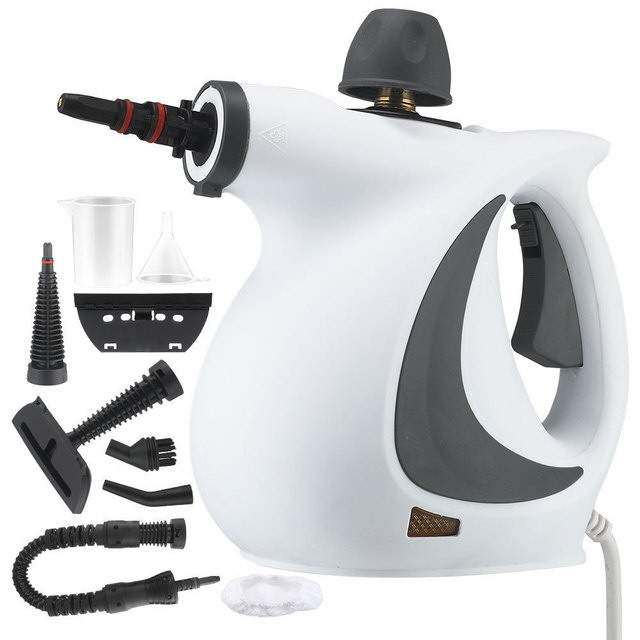Handheld Pressurized Steam Cleaner with 9 Pcs Accessories for Cleaning Car, Furniture, Smart Household Cleaning Tools