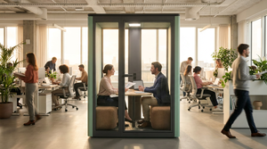Cabine individuelle en aluminium pour la réduction du bruit, design moderne pour les réunions de bureau, <span class=keywords><strong>le</strong></span> télétravail, les appartements, les salons, les salles de sport - Product Image 2