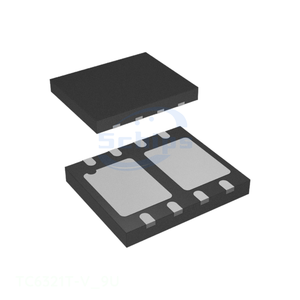 Original Integrated Circuits Manufacturer Channel Transistors MOSFET N/P-CH 200V 2A 8VDFN TC6321T-V/9U 8-VDFN Exposed Pad - Product Image 1