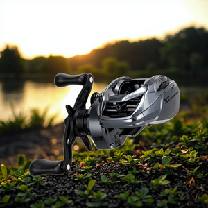 HISTAR X1 pintura de espejo 162G 7,1: 1 alta relación 5kg potencia de arrastre 7,2G carrete AT7 engranaje de aluminio Baitcasting carrete de pesca - Product Image 1