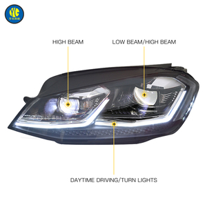 YU GUANG per Accessori <span class=keywords><strong>Volkswagen</strong></span> <span class=keywords><strong>Golf</strong></span> 7 <span class=keywords><strong>Golf</strong></span> Vii 2013 <span class=keywords><strong>2020</strong></span> Gruppo Faro VW Aggiornamento Faro Dinamico a LED VW Gti Mk7 - Product Image 5