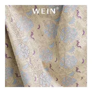 WI-ZP Wholesale Brocade Jacquard Fabric Jacquard Silk Fabric Jacquard Satin Fabric For Clothing