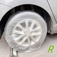 PE Auto Universal Einweg Transparente Autositzbezüge Kunststoff 5-in-1 Autositzbezug Lenkradbezug Bremshebelbezug Schalthebelbezug