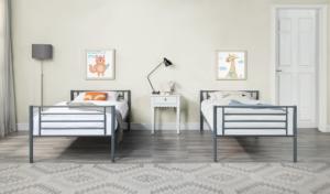 Struttura Letto a Castello Smontabile in Tubo d'Acciaio all'Ingrosso Letto a Due Piani in Ferro per Adulti Letto a Castello in Metallo per Ostello e Dormitorio Scolastico - Product Image 6