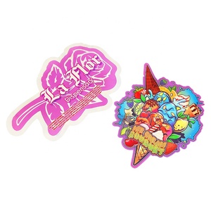 2025 Mới Tùy Chỉnh In Ba Chiều Chết Cắt Hình Dạng Đặc Biệt Nắp Kéo Dây Kéo Mùi Bằng Chứng Tiền Mylar Túi 3.5G - Product Image 6