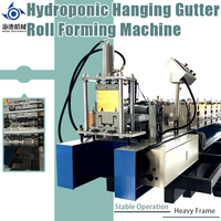 Machine de profilage à rouleaux HD automatique pour la fabrication de gouttières de culture hydroponique de fraises en serres portables de type chenillé