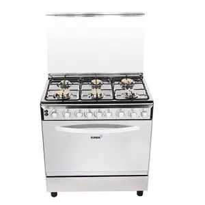 Xunda Low Price Gas Burner 6 Burner Gas Cooker With Oven And Grill For Pizza Oven