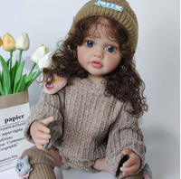 Muñeca Bebé Reborn Realista con Rostro Regordete, Cuerpo de Vinilo y Goma Suave, Muñeca de Juguete, Linda Muñeca de Simulación para Niños, Regalo de Colección