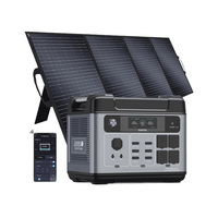 Station d'alimentation solaire de secours UPS 3000W 2048Wh avec batteries LiFePO4 extensibles, générateur portable super puissant 2200W