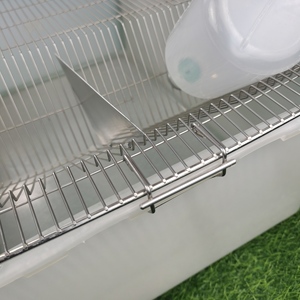 Cage à rats en polypropylène pour usage en laboratoire avec couvercle en fil d'acier inoxydable pour la <span class=keywords><strong>recherche</strong></span> et l'élevage animale - Product Image 3