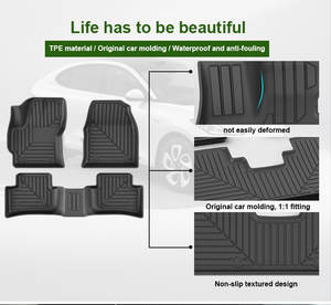 Pour 2024, pour <span class=keywords><strong>Escape</strong></span> Equinox Luxury TPE, tapis de sol de voiture complets personnalisés toutes saisons - Product Image 2