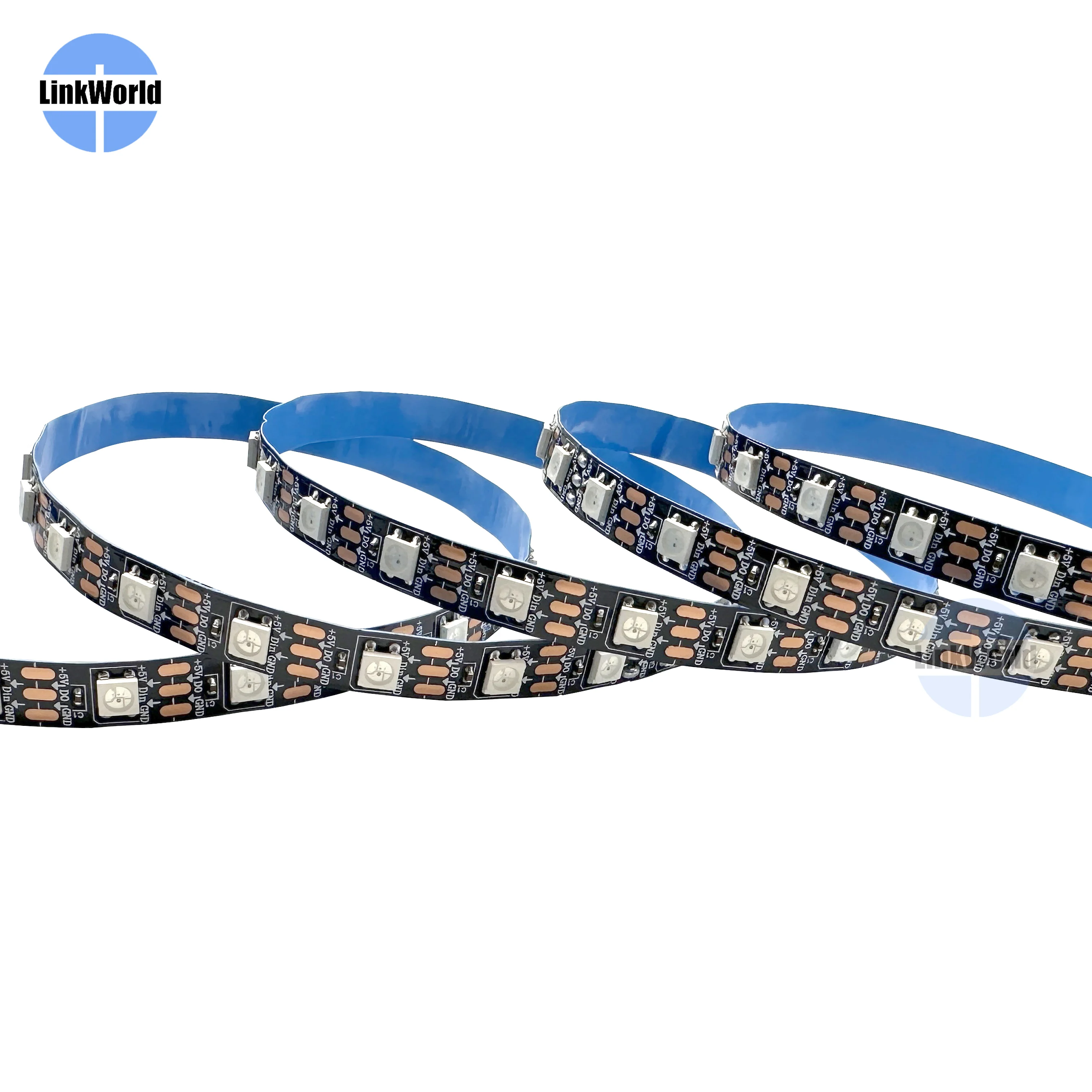 High Quality 5V WS2812 WS2812B LED Strip SPI Signal Addressable Individual RGBIC Digital Programmable Smart RGB Led Strip Light · image 5
