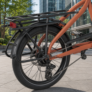 Bicicleta de Carga Compacta OEM de 20 Pulgadas con Cuadro de Aluminio, 8 Velocidades y Frenos de Disco Hidráulicos para Venta al Por Mayor - Product Image 3