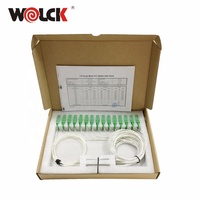 Kotak Splitter Serat Optik Wolck Fiber Optic Steel Tube 2/4/8/16 Jalur SC/APC Optical PLC Splitter