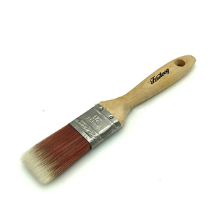 cola de castor con mango de madera de la pintura de la pared cepillo filamentos de la virola de acero inoxidable - Product Image 2