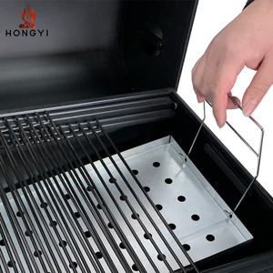 Parrilla de carbón sin humo Hongyi estilo carrito, 95x47x118cm, para brochetas y carne, para cocinar al aire libre - Product Image 5
