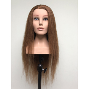 Cabeza de Maniquí de entrenamiento facial de Europa a precio al por mayor con hombro para peluquería - Product Image 2