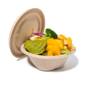 Eco Friendly 100% Compostable Disposable Biodegradable Sugarcane Bagasse Bowl