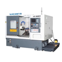 Torno CNC Horizontal Automático de Bajo Costo LC52DYF de un Solo Husillo y Alta Rigidez con Control Fanuc/GSK, Máx. 20 Pulgadas