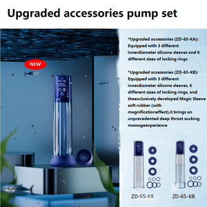 バスファン防水電動ペニスポンプスマートLCDアダルトペニスポンプ、快適なペニススリーブ付きでしっかりとした勃起、スタミナトレーニングを実現 - Product Image 2