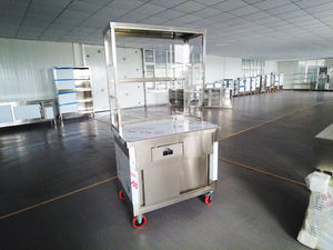 VICTORY personalizado de acero inoxidable configurar un puesto de carrito de aperitivos SS carrito de té de la leche camión de comida teppanyaki otra cocina en Tailandia - Product Image 5